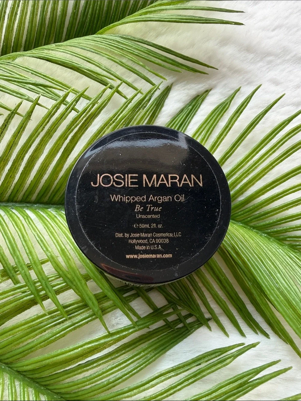 NEW JOSIE MARAN Whipped Argan Oil Be True Unscented Travel Size 2 fl oz